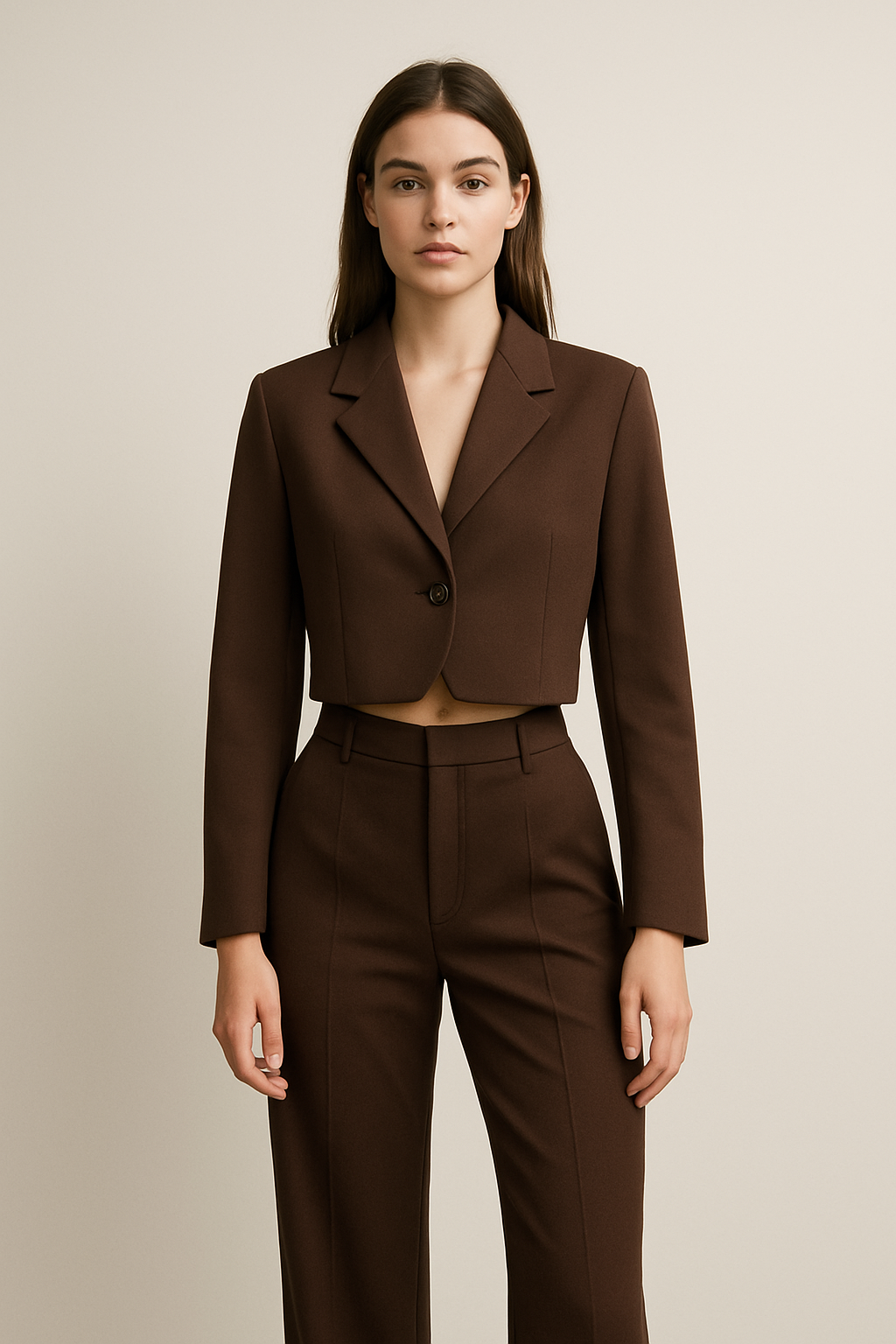 Cora | Cropped Tailored Blazer