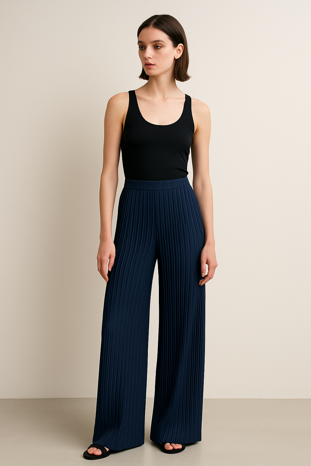 Aria | Pleated Palazzo Pants